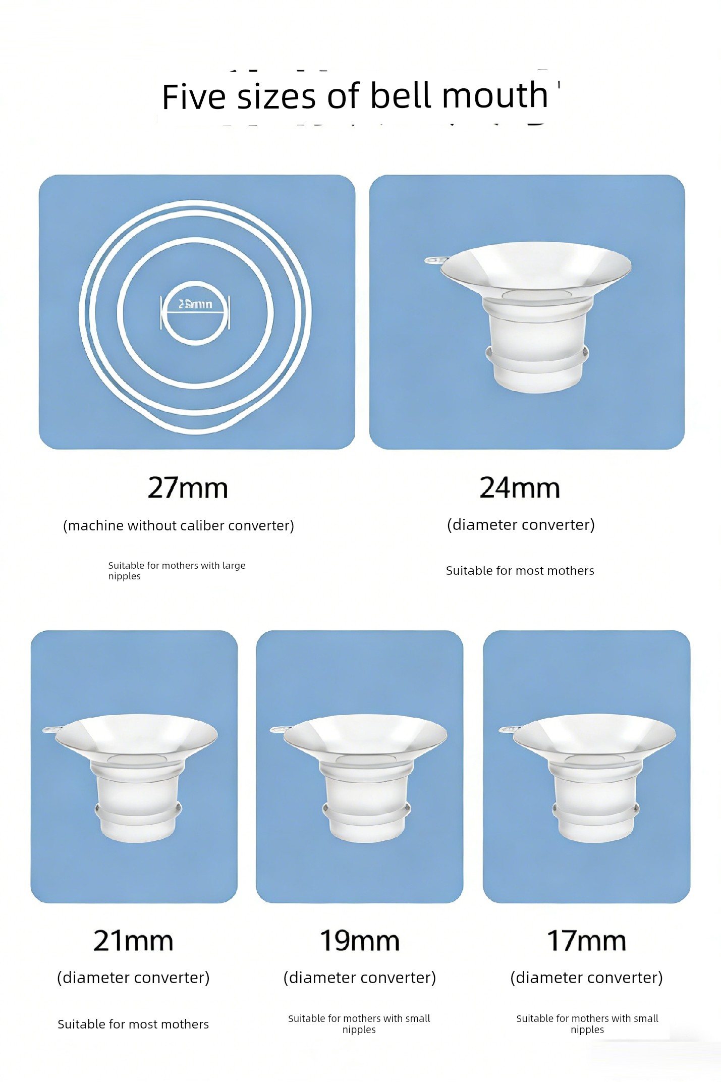 Pumpmom Hands-Free Breast Pump Accessories Compatible with Brelife, Baby Brezza, Little Bear, Medela — 12