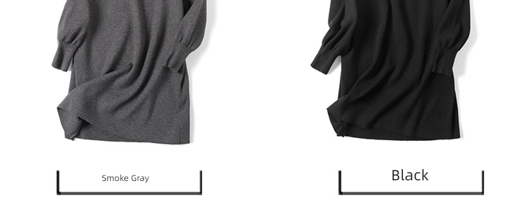 Autumn and winter Inner lap Show thin Lay a foundation knitting Dress