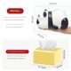Cartoon cute panda tissue box ornaments creative home living room coffee table desktop tissue storage cardboard box for home use