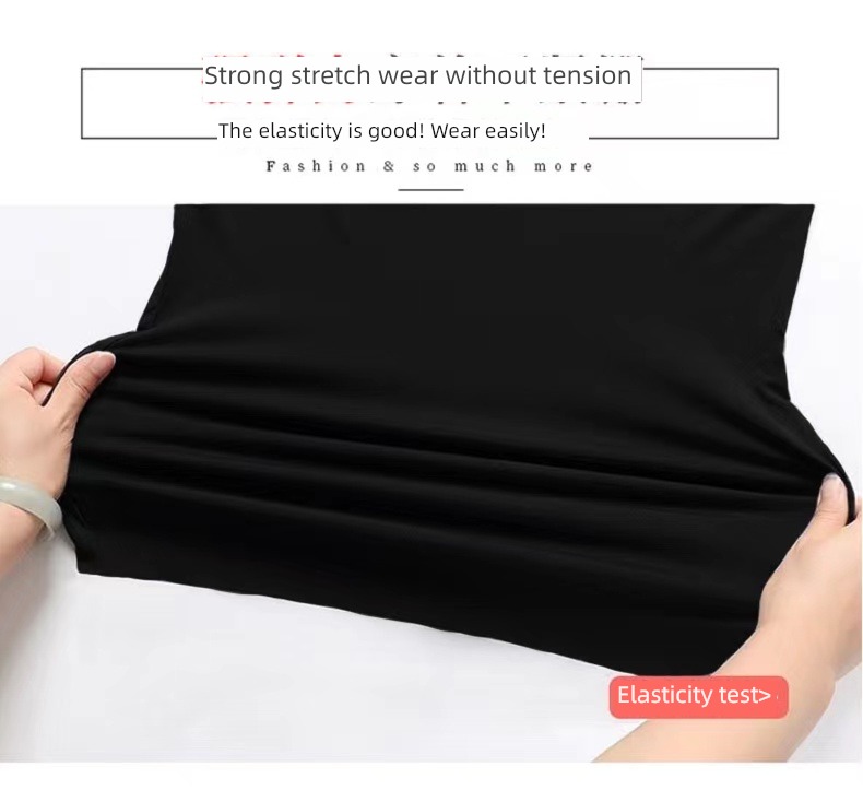 Self-cultivation Long sleeve sexy black spring and autumn Thin money Undershirt