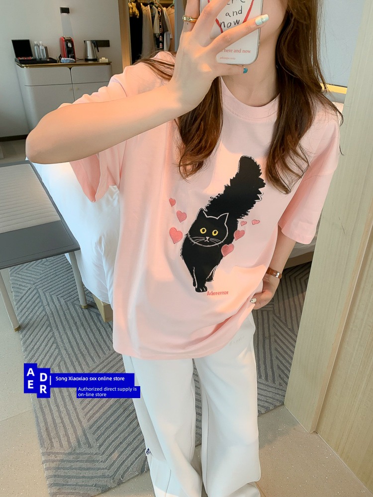 ader   error ma'am easy Korean version Minority Short sleeve