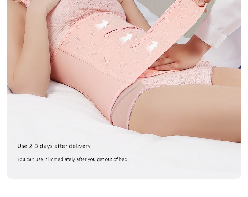 7A Antibacterial Gauze Yatemo Postpartum Abdominal Belt for Natural Birth and Cesarean Section, Maternity Waist Belt, Postpartum Abdominal Belt — 5