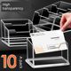 10 transparent business card boxes desktop stand stand business card seat mounting card acrylic storage box business personality