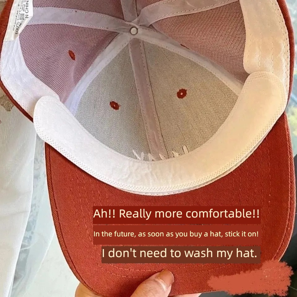 Internal paste baseball disposable Prevent sweat Artifact edge Hat