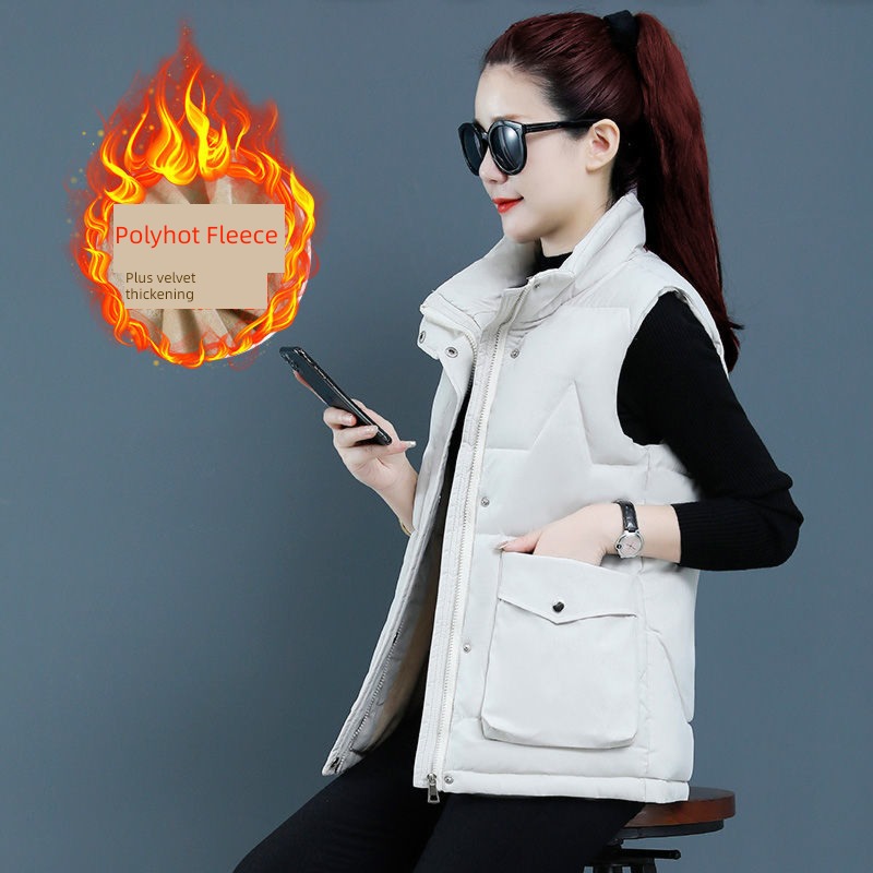 winter Korean version have cash less than that is registered in the accounts vest waistcoat Down cotton Vest