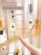 Cosmetic storage box storage rack desktop multi-layer high-end bathroom countertop exquisite bathroom skin care storage rack