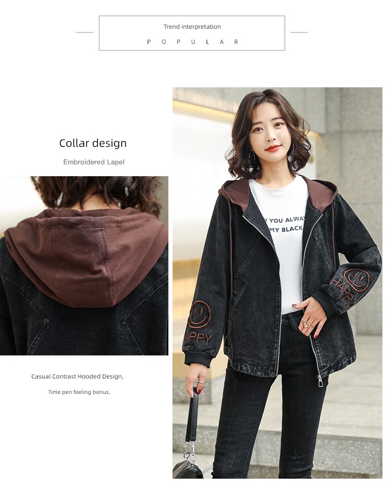 have cash less than that is registered in the accounts Embroidery leisure time Jacket jacket chaqueta