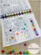 A4 folder insert 20 pages/40 pages transparent mushroom clip storage book students use rewritable insert single page clip