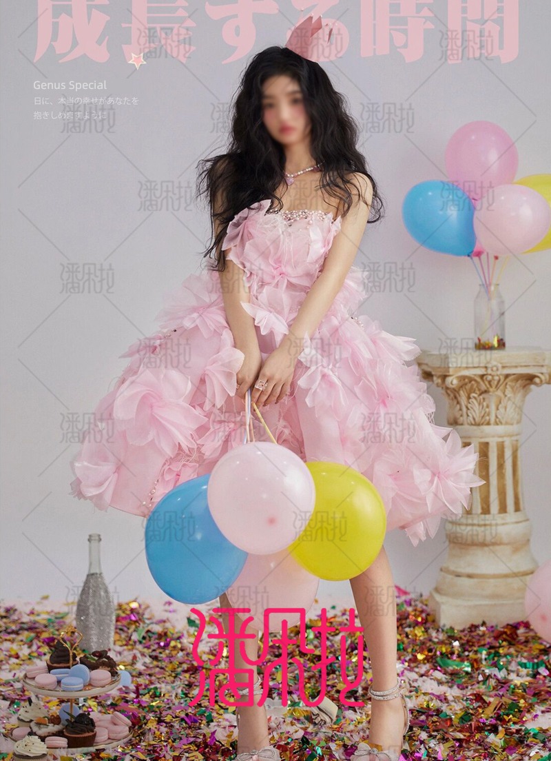 birthday party theme Korean Aestheticism girl Photo