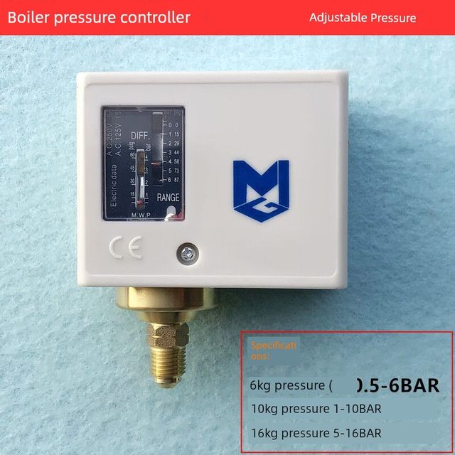 Fully automatic steam boiler pressure controller 10 kg industrial generator adjustable pressure switch installation accessories