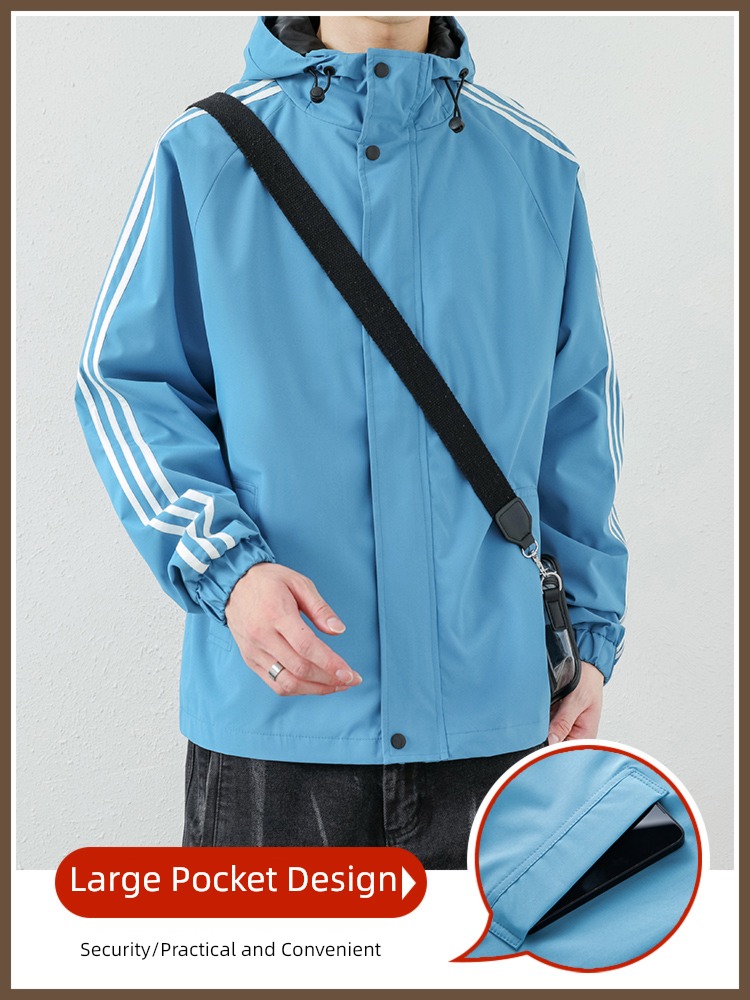 Chaopai Hooded white winter Put on your clothes Jacket loose coat