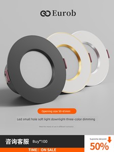 【American Puri】Led Recessed Downlight with Opening Size 5.5cm, 5cm, 6cm Spotlight Ceiling Small Pendant Light Downli