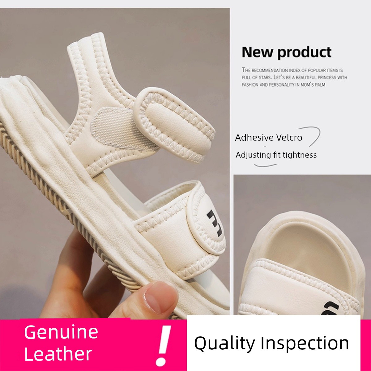 Girls' Sandals 2026 Summer New Style Kidsren's Non-Slip Shoes Little Girls Soft-Soled Beach Shoes for Middle and Large Kidsren Summer Style — 3