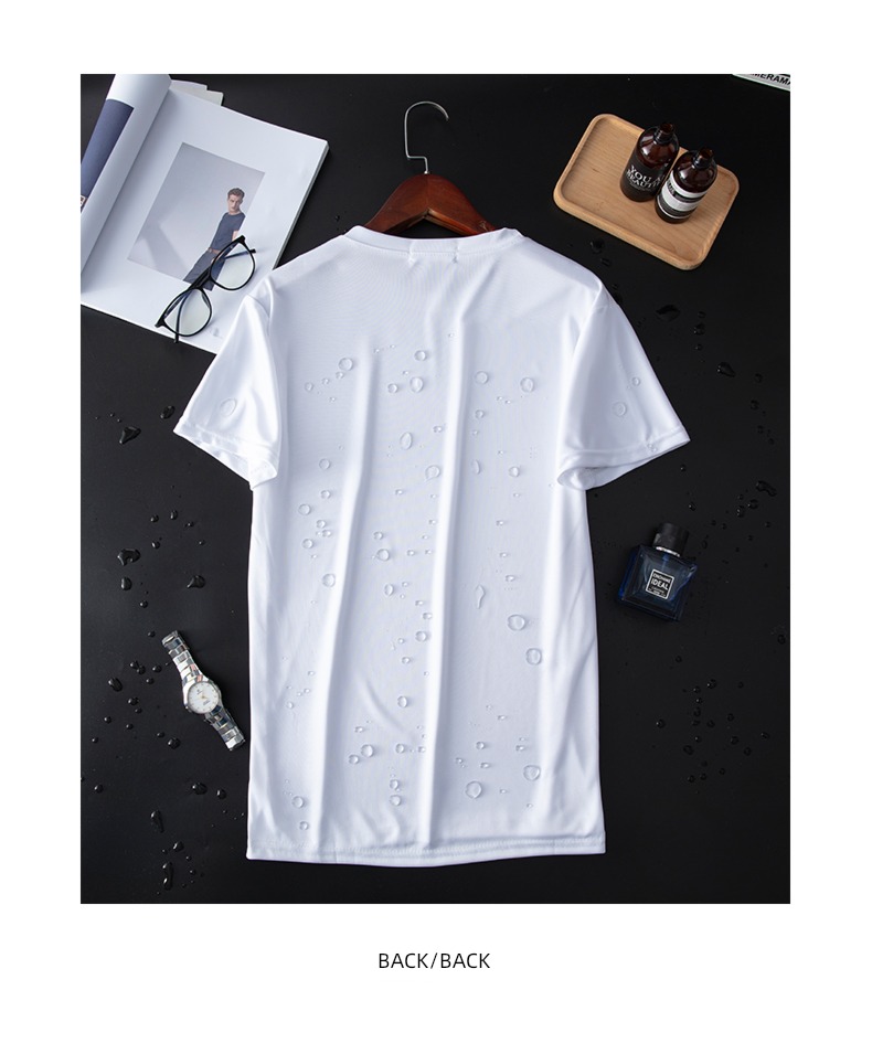 Three generations antifouling uneven sleeve length man Summer and Autumn T-shirt