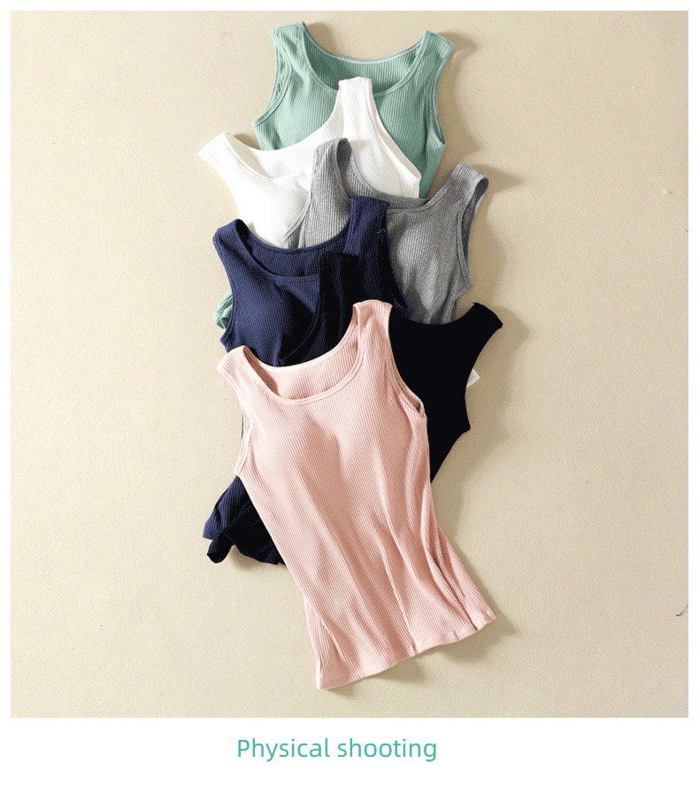 pure cotton female Cup All in one Lay a foundation Inner lap vest