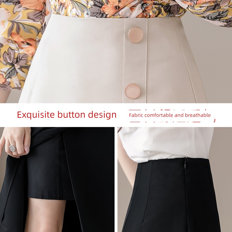 occupation Irregular Medium and long term Over the knee skirt suit