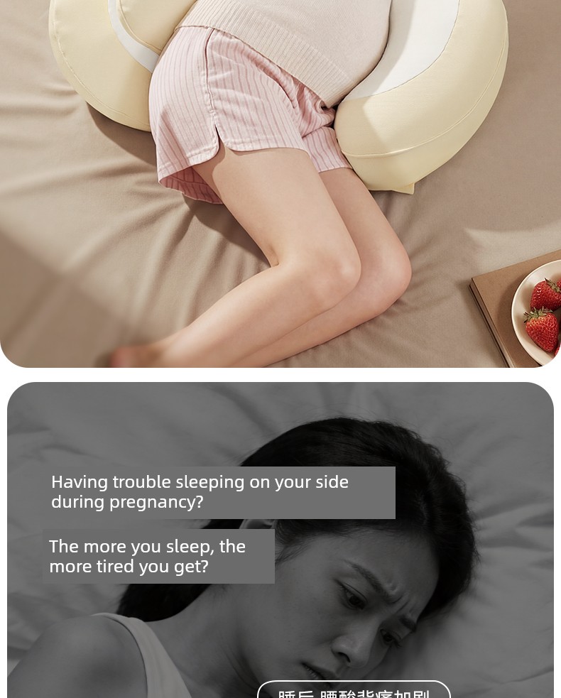 Ying's Maternity Pillow for Waist Support, Side Sleeping, and Belly Support, Pregnancy Pillow for Summer Sleep, Magic Pillow for Sleeping — 2