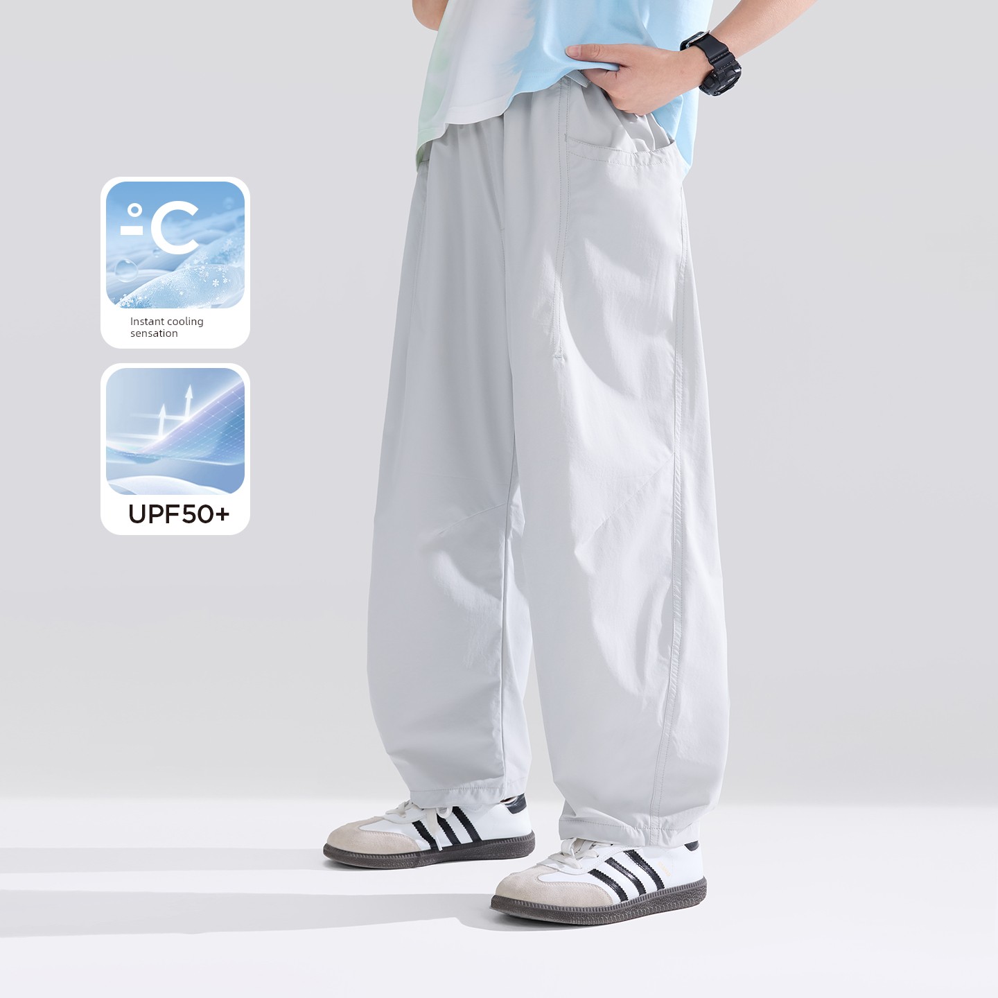 Zuoxi Children's Clothing Boys' Pants Summer Thin Style Kids' Cool Sun-Protection Mosquito-Repellent Pants 2026 New Model Big Kids Balloon Pants — 1