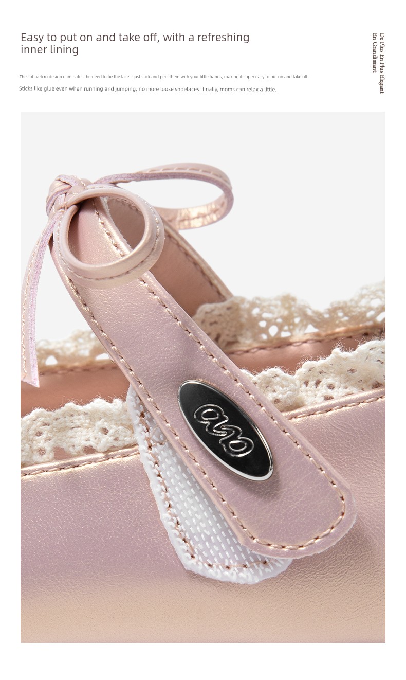 Ariaca Girls' Leather Shoes Mary Jane Shoes Summer Shallow Shoes Little Girls' Single Shoes Kidsren's Princess Shoes — 27
