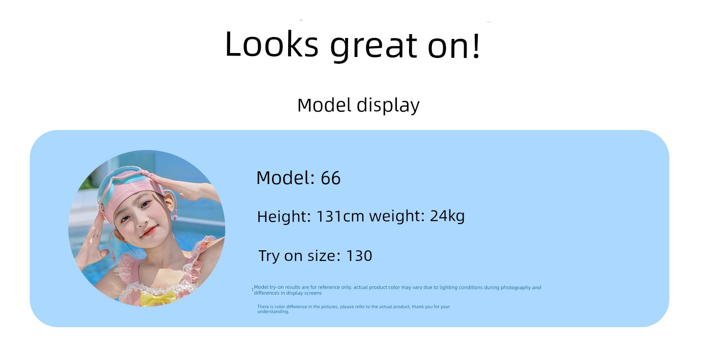 66 Princess Children's Clothing Girls' One-Piece Swimsuit 2026 New Model Children's Stunning Swimwear Sweet Girls' Swimwear — 16