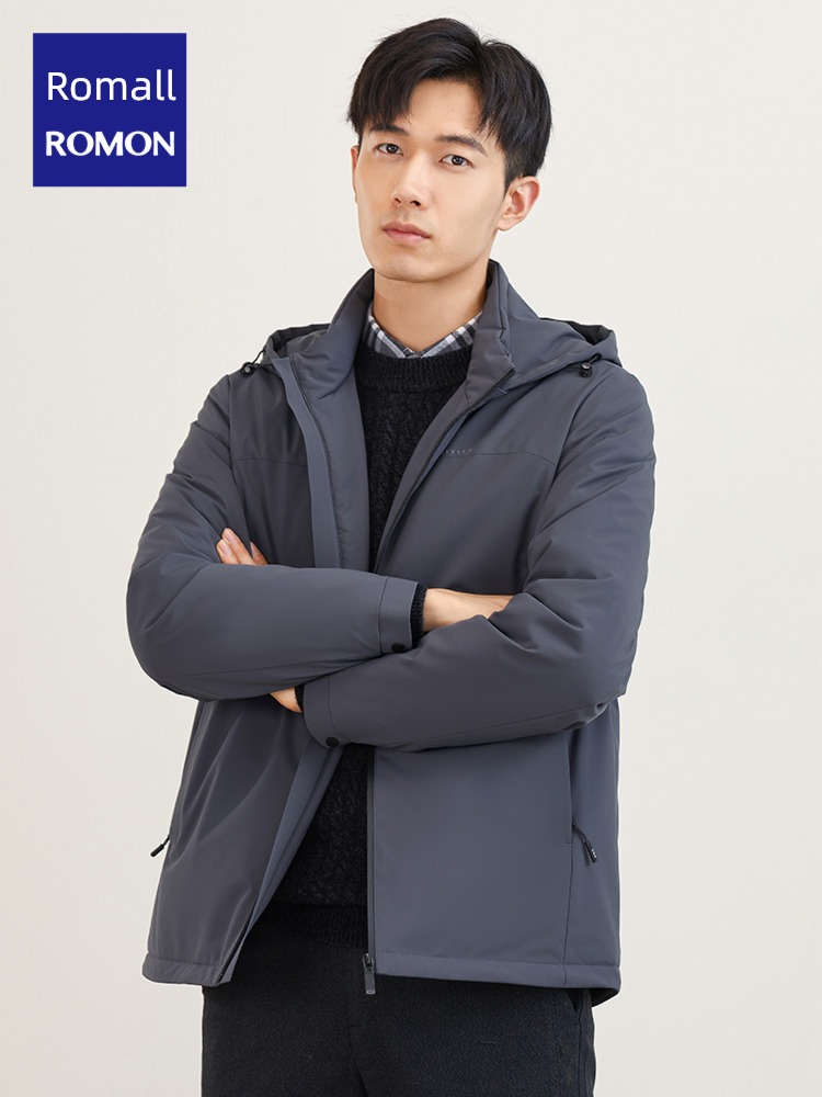 Romon live broadcast Detachable cap man have cash less than that is registered in the accounts Down Jackets