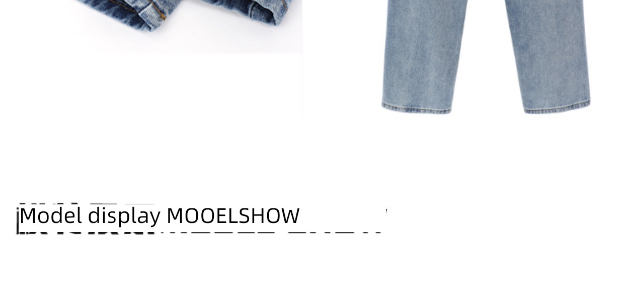 Broad leg female Autumn and winter Loose large code Fat M land trousers cowboy