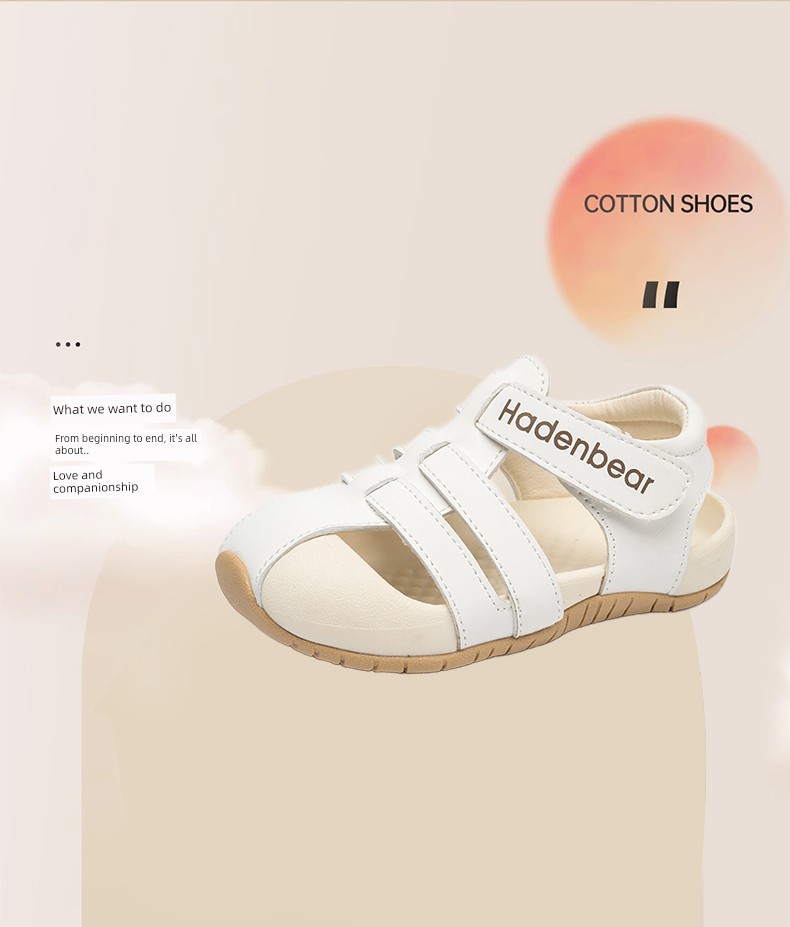 Harden Bear Children's Shoes Closed-Toe Sandals for Boys 2026 Summer New Soft-Soled Sports Beach Shoes for Girls Fashionable — 5