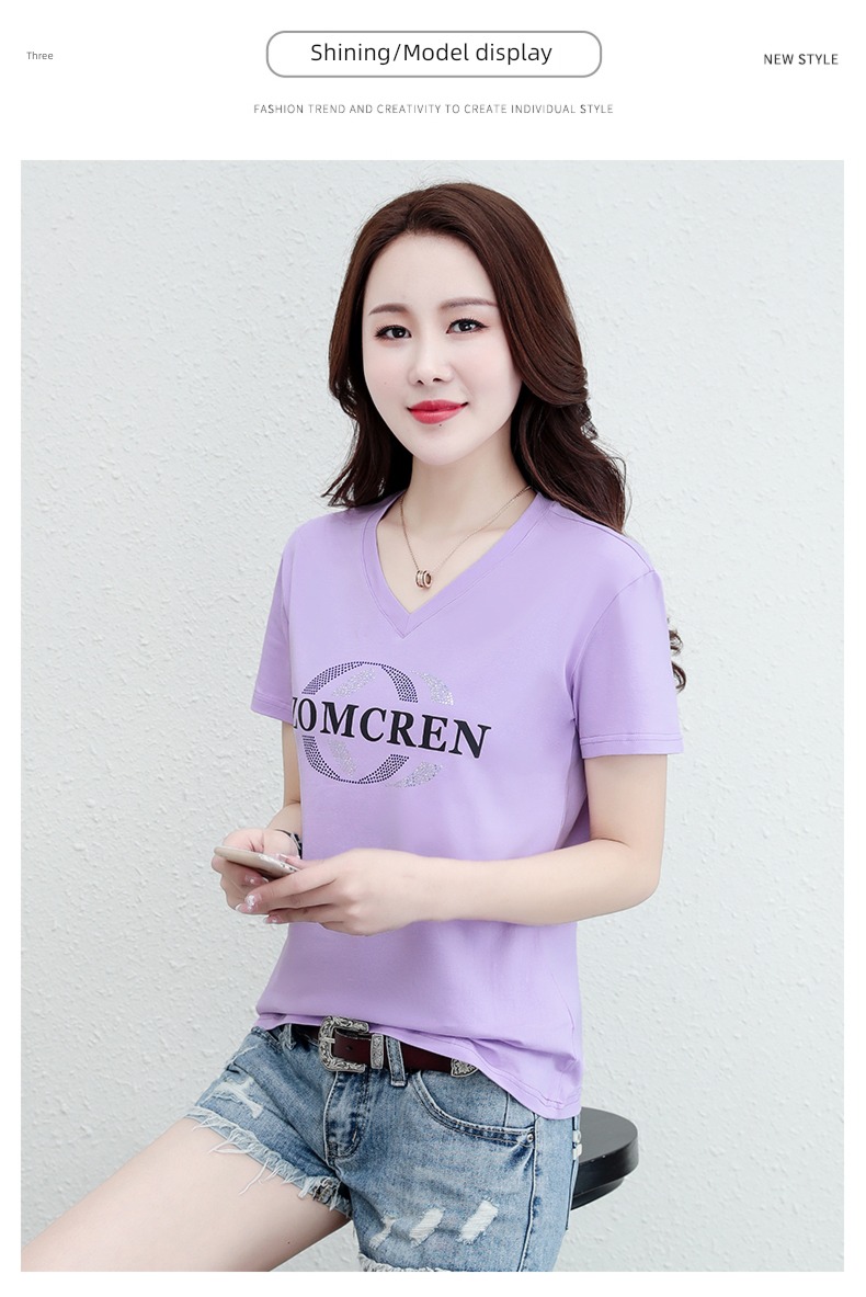 ma'am easy pure cotton black jacket Short sleeve T-shirt