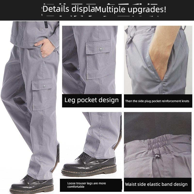 reinforce wear-resisting easy Labor insurance spring and autumn winter Work pants