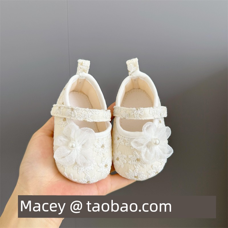 24 New Arrival Spring and Summer Baby Soft Sole Shoes 0-1 Year Old Tight Baby Toddler Flats 6-12 Months Princess Shoes — 4