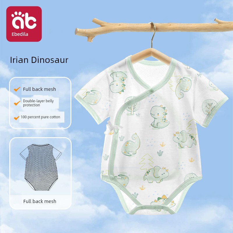 Onesie Clothes for Babies Summer Thin Romper Newborn Baby 0 to 3 Months Triangle Rompers Pure Cotton Jumpsuit — 5