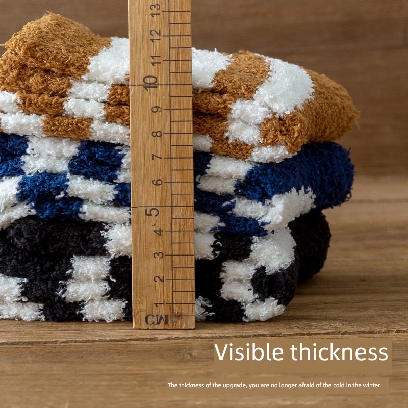 Autumn and winter lovely Plush ma'am sleep keep warm Socks