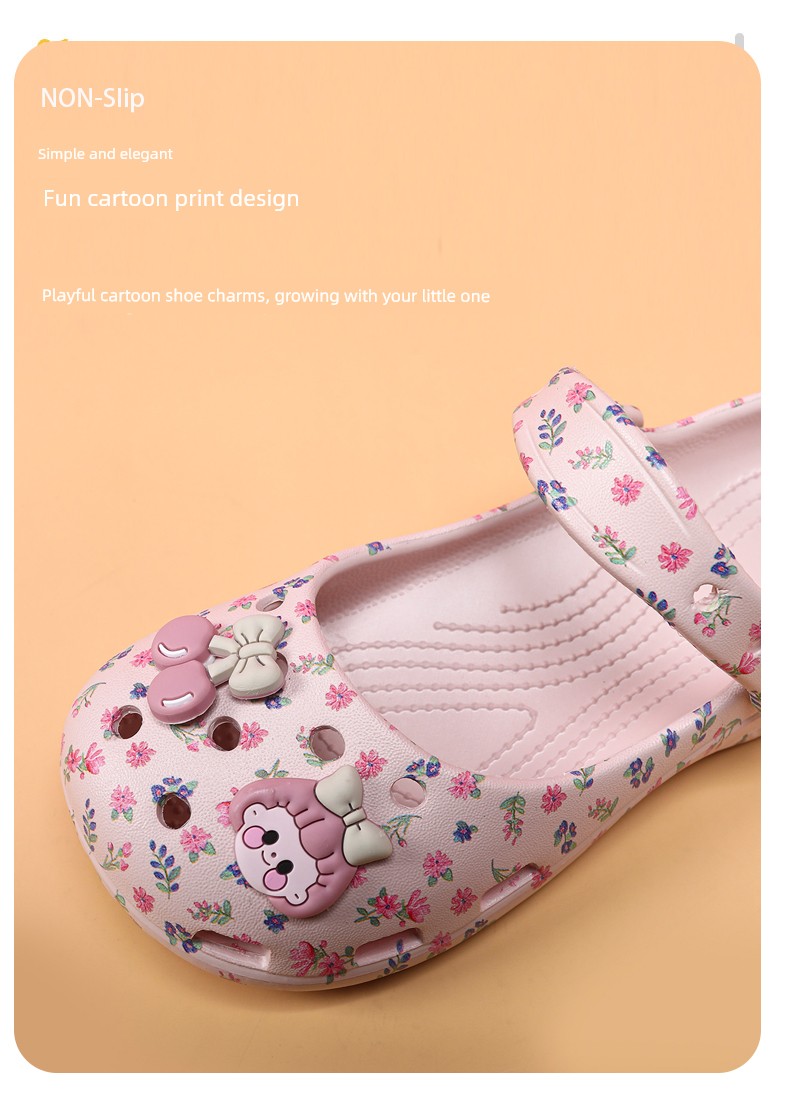 Ballet Girls' Clogs, Children's Slippers, New Summer Style Girls' Sandals, Mary Jane Non-Slip Indoor Princess Dance Shoes — 5