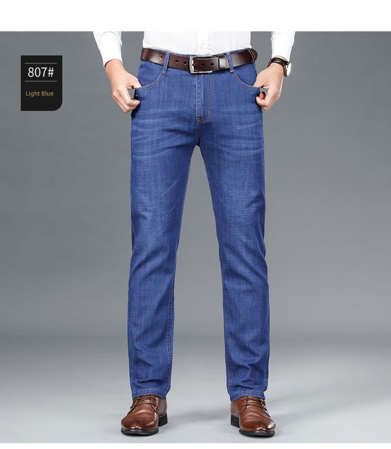Guangzhou Autumn and winter thickening business affairs leisure time Jeans