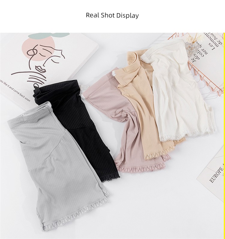 Extra Fat Fashion Tape Can Be Outwear Loose Short Pants Pregnant Women — 11