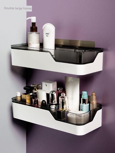 Bathroom storage rack bathroom wall-mounted toilet toilet sink toilet toilet supplies storage tool