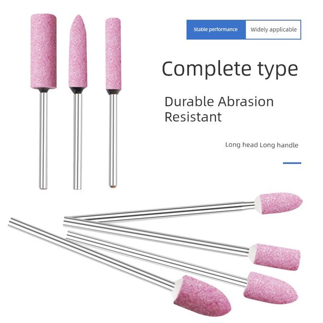 Extended grinding wheel grinding head Flint extended handle special-shaped grinding wheel grinding head Metal alloy mold polishing electric grinding head