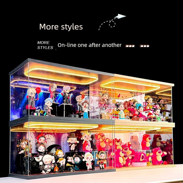 Paperlight scene transparent display box suitable for Rayan Youth Time Series Blind Box Trendy Toy Ornament Storage Box