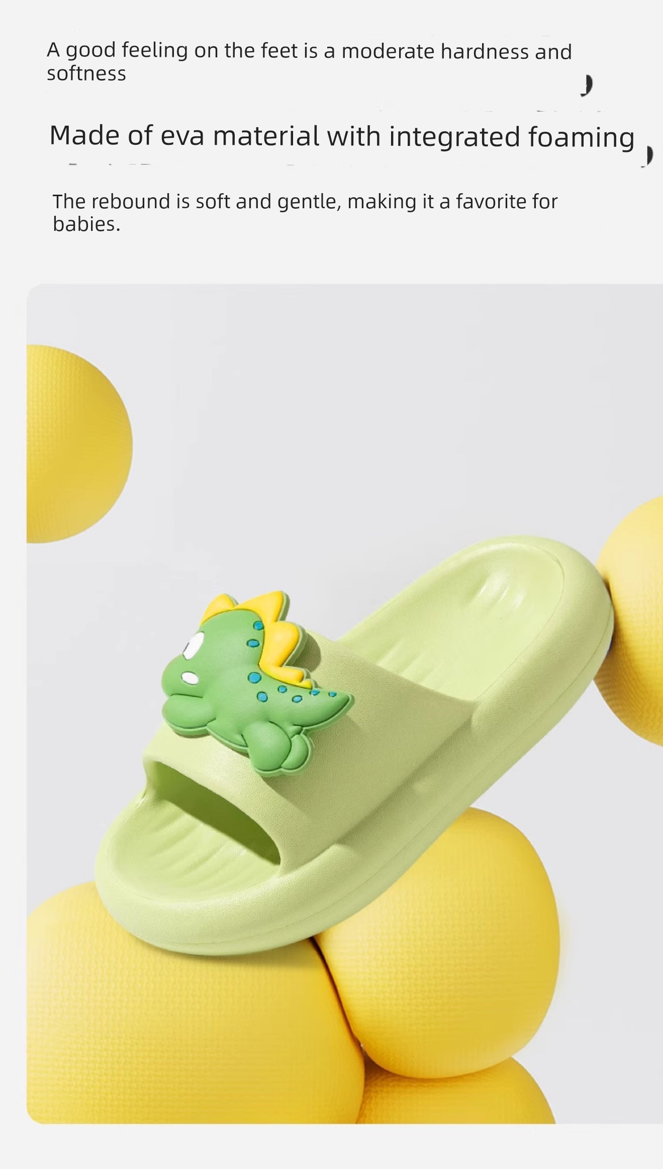 Rushan Dinosaur Children's Slippers for Babies, Indoor Home Use for Boys and Girls, Summer Bath Non-Slip Eva Outdoor Sandals — 5