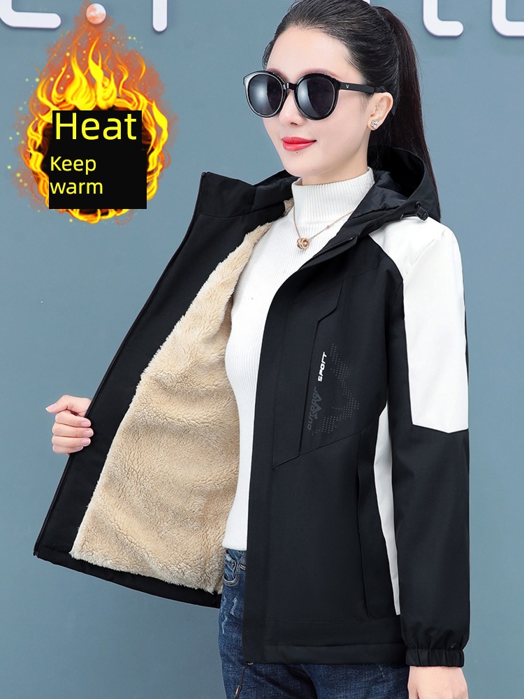 loose coat female Cotton clip middle age purple Foreign style pizex