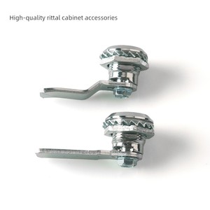 Electrical Box Lock Ms705 Triangle Lock with Flat Key, Universal Cylindrical Lock Core, Stainless Steel Cabinet Door Loc