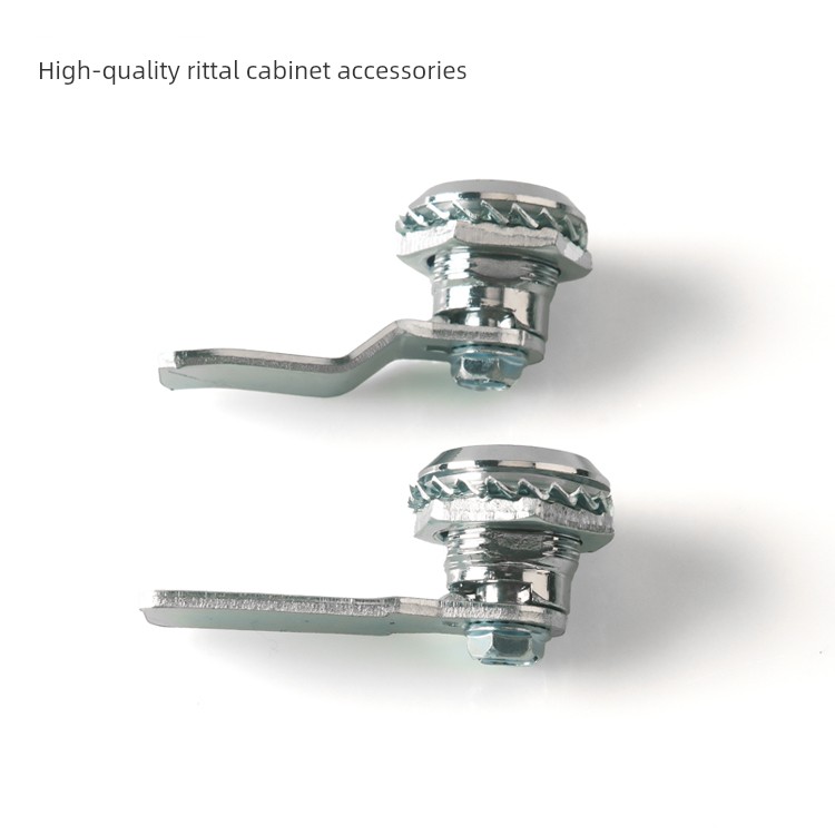 Electrical Box Lock Ms705 Triangle Lock with Flat Key, Universal Cylindrical Lock Core, Stainless Steel Cabinet Door Lock, Distribution Box Door Lock
