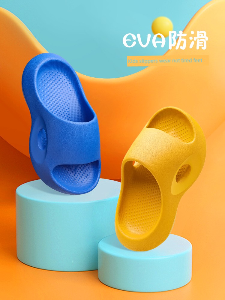 Summer Bath Bathroom Soft Bottom Outdoor Kids Slippers