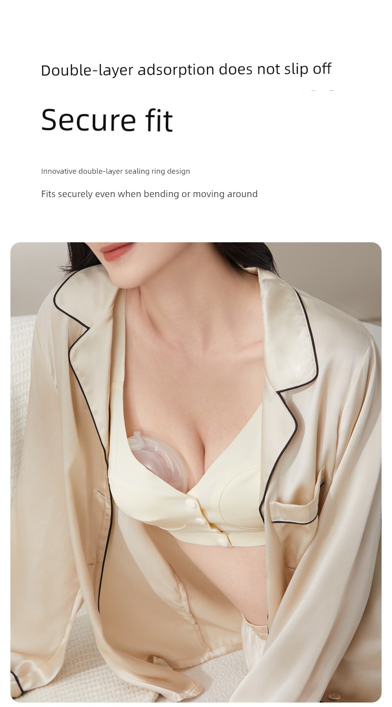 October Crystal Breast Milk Collector Manual Hands-Free Breast Pump for Pregnant Women with Leaking Milk, Milk Catcher, Anti-Overflow Breast Collector — 13