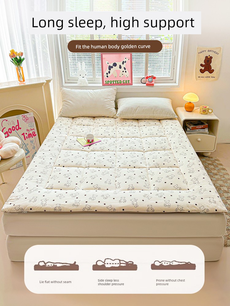 Xinjiang Cotton Mattress Cushion For Home Bedroom Bed Cotton-Padded Mattress Dormitory Students Single Mattress Cushion Tatami Cotton Cushion