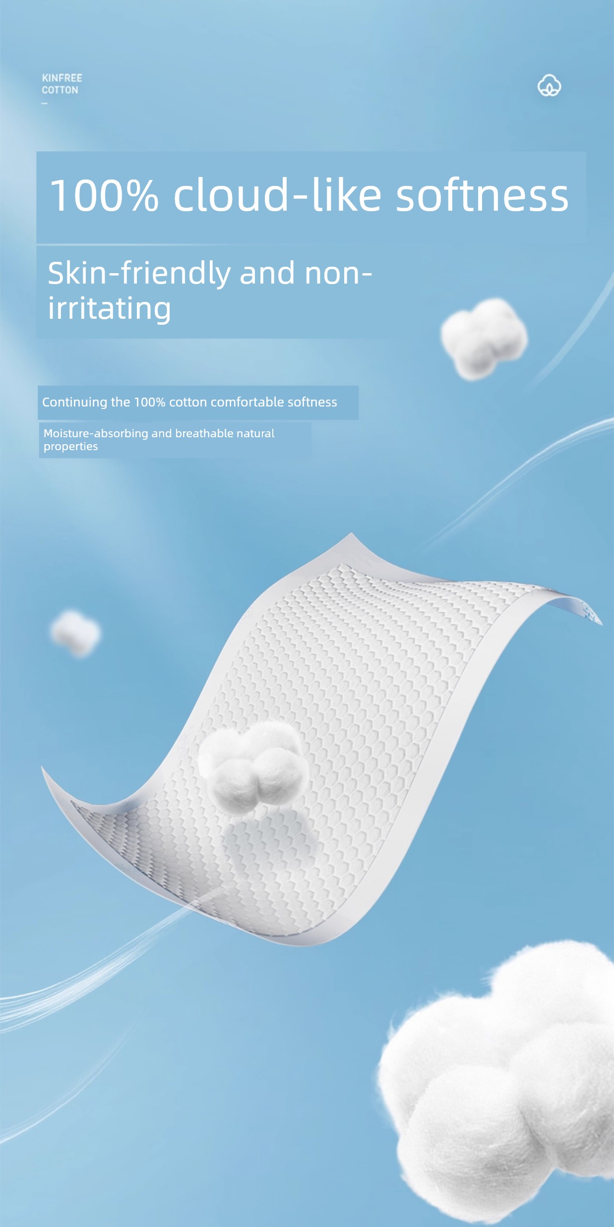 All-Cotton Era Skin-Friendly Maternity Pads for Postpartum Use, Disposable Urine Pads for Pregnant Women, Adult Care Menstrual Pads — 5
