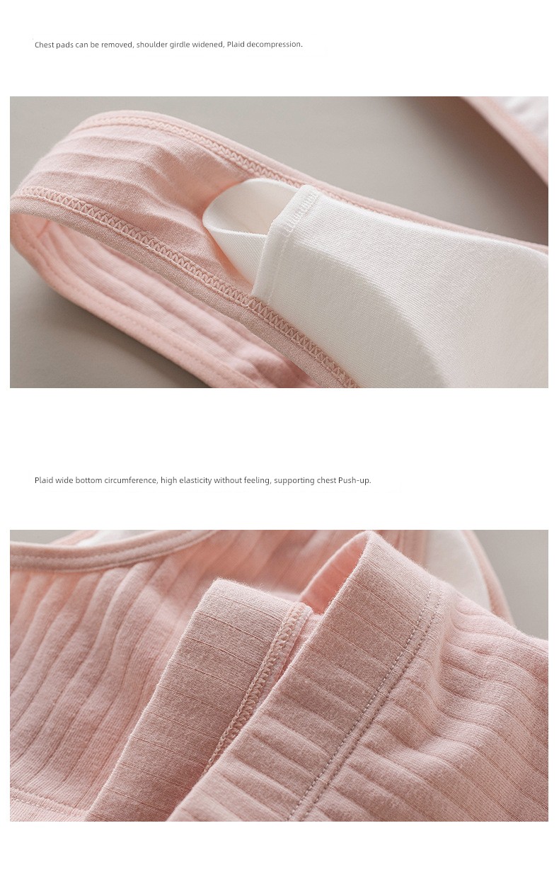 Nursing Intimates Vest Maternity Bra Anti-SAG Push up Postpartum Feeding Pure Cotton Pregnancy Special Pu Wearable While Sleeping — 19