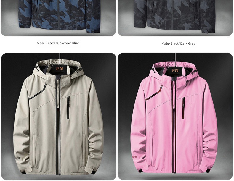 Spring and Autumn waterproof Couple Mountaineering clothes pizex