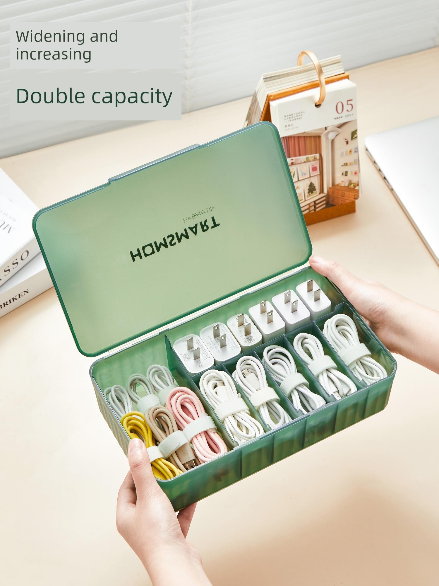 Storage Box Power Supply For Home Fantastic Desktop Accessories Data Cable