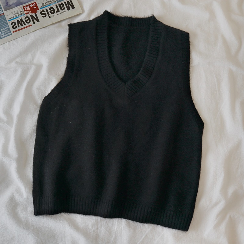 solar system Vest female spring and autumn Academic atmosphere Overlapping wear vest